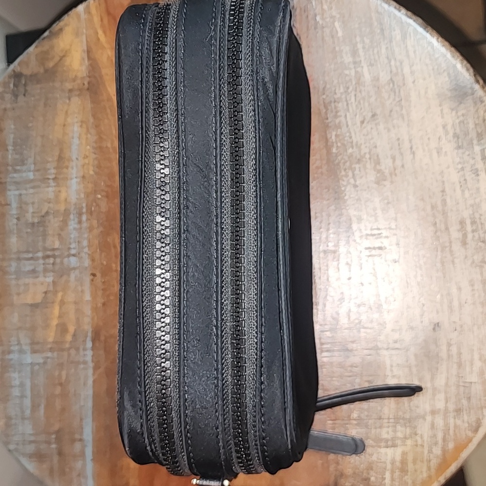 Kate Spade Black Double Zip Camera Bag Crossbody Purse - Picture 4 of 13